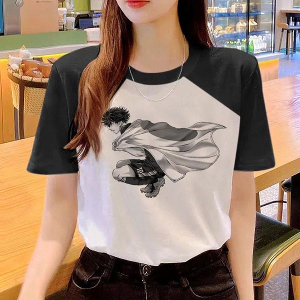 T-shirts pour femmes Ao Ashi T-shirts Femme Designer Harajuku Manga Top Girl Funny Clothes