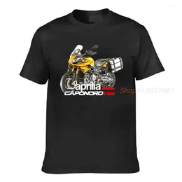 T-shirts pour femmes Aprilia Caponord 1200 Rallye Model Mens T-shirt Men Summer Shirt Tops Tee T-shirt