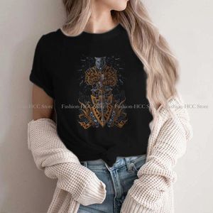 T-shirts pour femmes Tshirt de polyester graphique classique Knight of the Skull Style Style Streetwear confortable