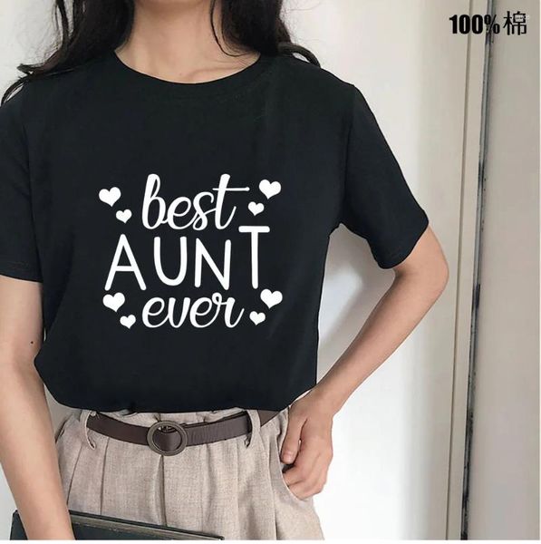 T-shirts pour femmes Tante Ever Lettre Femmes T-shirts Coton Casual Chemise Drôle Pour Lady Top Tee Hipster 13 Couleurs Drop Ship