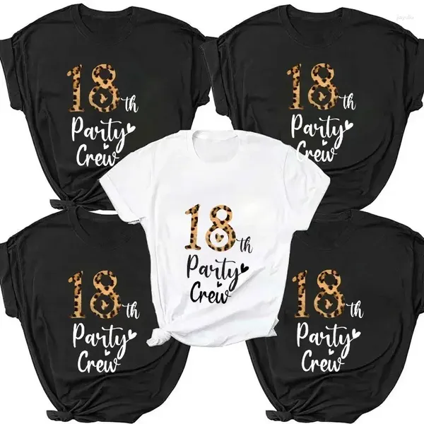 Camisetas para mujeres Ropa para mujeres Party Crew Gráfico Camiseta de regalo de regalo de manga corta Camiseta de regalo de gran tamaño Top