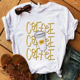T-shirts Femmes Café Gilmore Girls Chemise Imprimer Femmes drôles Été Casual Vêtements à manches courtes Femme O-Cou Luke's Tshirt Top
