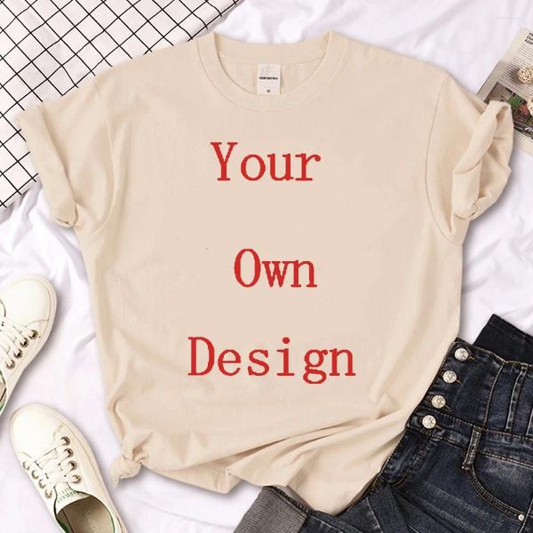 Camisetas para mujer, camiseta Unisex personalizada con tu propio diseño, camiseta japonesa para mujer, ropa de Anime Harajuku para mujer