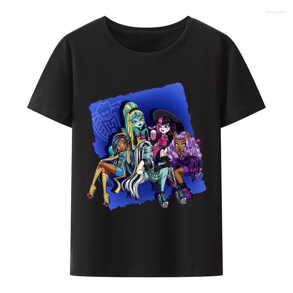 Camisetas de mujer Linda chica Y2k camisetas American Anime moda muñeca regalo estudiante mujer verano camiseta