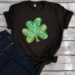 T-shirts pour femmes mignon St Patricks chemise aquarelle Patrick t-shirt jour t-shirt Shamrock cadeau pour hauts gothique