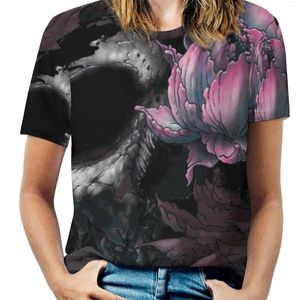 T-shirts de femmes Death Blooms mode imprime