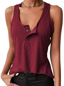 T-shirts pour femmes Vêtements d'été de style mode Amazon eBaywish Couleur solide Snap Snaples Sans mannequin T-shirt