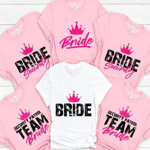 T-shirts pour femmes FRIENDS Themed Hen Bachelorette Party Streetwear Bridal Shower Tees Wedding T-Shirt Bride Team Bridesmaid Evjf Tshirt Women