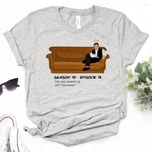 T-shirts pour femmes Friends Tv Chandler Bing Tshirt Femmes Y2K Chemise Femme Vêtements des années 2000