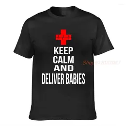 T-shirts pour femmes sage-femme drôle ob gyn cadeau garder calme