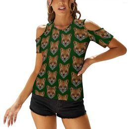 Camisetas para mujeres geométricas mujer camisetas estampadas tops cremallera en v-cuello top de moda camisa gráfica fantástica Mr