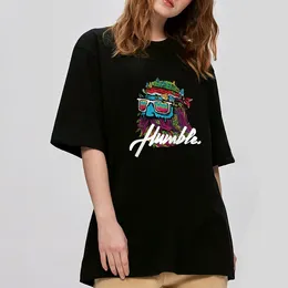 T-shirts pour femmes T-shirts pour femmes lourdes T-shirts en coton d'été T-shirts drôles imprimés de haute qualité en vrac à manches courtes fille hauts décontractés vêtements