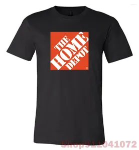 Dames T-shirts Home Depot Hoofdlogo Shirt 6 maten S-5XL! Snel schip! Katoenen casual heren T-shirts