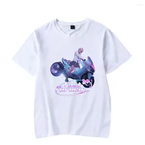 T-shirts pour femmes Itzy Jeon Somi T-shirt Plan de jeu Fast Forwing Logo Merch Imprimé Femmes Men Streetwear Kpop Boy Girls Clain à manches