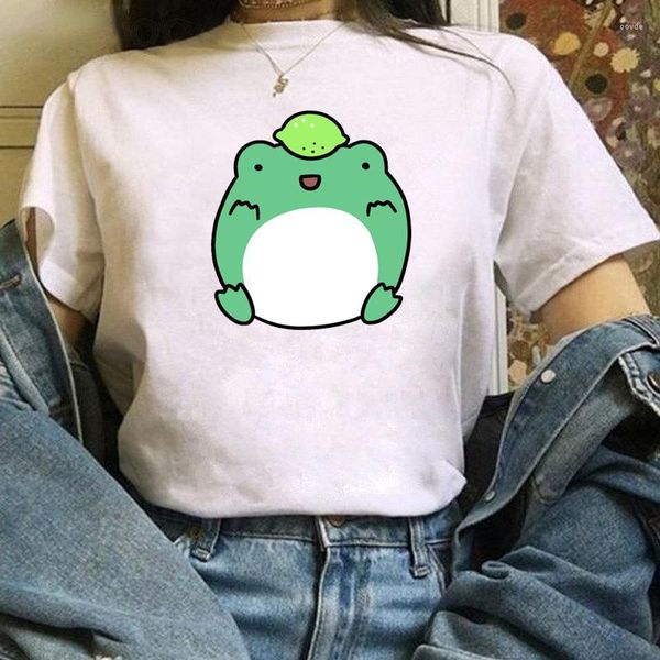 T-shirts pour femmes Kawaii vêtements Skateboard grenouille dessin animé graphique été femmes hommes Vintage mode chemise décontractée mignon Camisetas hauts t-shirt