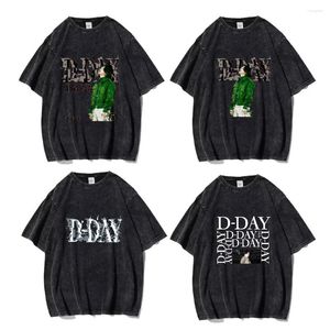 Camisetas para mujer Kpop Camiseta de gran tamaño ROAD TO D-DAY Gráfico Harajuku Vintage Moda coreana Casual Y2k Tops Verano Sudaderas unisex