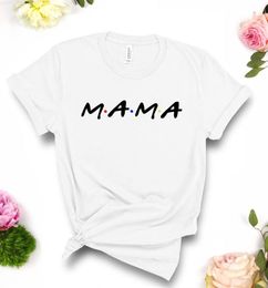 T-shirts pour femmes maman amis maman maternité fête des mères cadeau chemise mode à manches courtes femmes coton Harajuku haut graphique Emale O cou