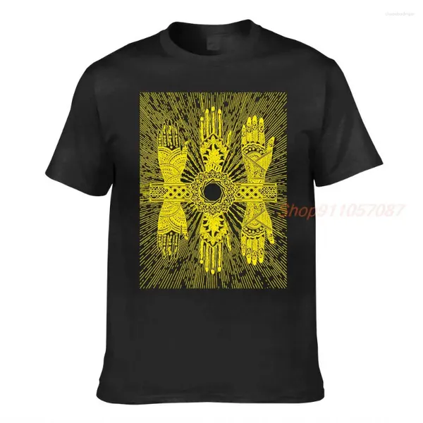 T-shirts pour femmes hommes Hands mystiques Géométrie sacrée style tatouage Men Shirt Femmes Tops T-shirts décontractés