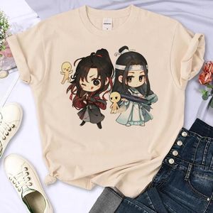 T-shirts pour femmes Mo Dao Zu Shi Shirt Femmes Manga Harajuku Funny Tee Girl Designer Y2k Vêtements