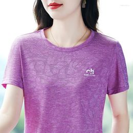 T-shirts pour femmes Moeroshe T-shirts de sports d'été T-shirts de base