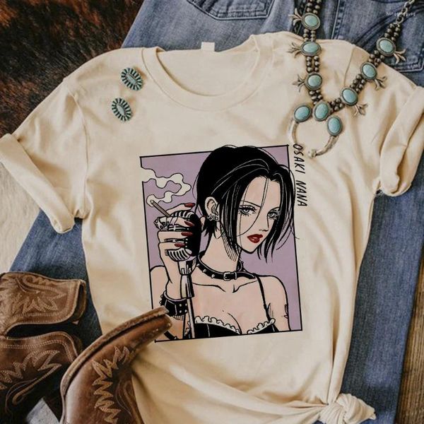 Camisetas para mujer Nana Anime Camiseta Mujer Verano Streetwear Y2K Tee Girl Diseñador Ropa gráfica