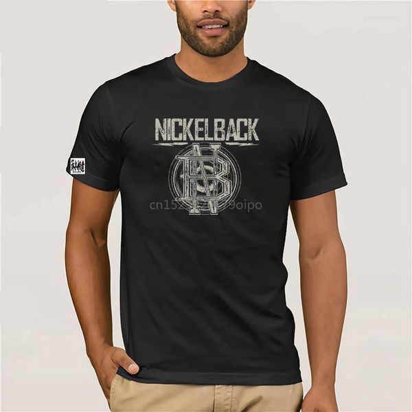 Damen T-Shirts Nickelback Logo Circular T-Shirt - NUEVO Y OFICIAL 2023 Sommer Markenshirt Männer Hip Hop Casual Fitness