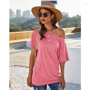 T-shirts Femmes R5 Grossiste Femmes T-shirt d'été 2022 Casual Lâche T-shirts à manches courtes Sexy Dames Plus Taille Chemise Femmes Vêtements Tops