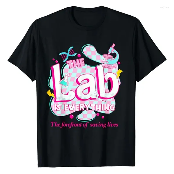 Camisetas de mujeres Retro Lab Semana 2024 Tech Team Camiseta de atención al paciente MLT MLT Científico Top Technology Technology TEE Graphic Tee