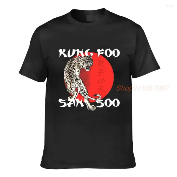 T-shirts pour femmes San Soo Tiger Arts martiaux vintage inspirés Ringers chinois imprime