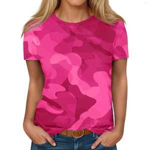 Dames T-shirts Korte Mouw Voor Vrouwen Schattig Tops Print Tees Blouses Casual Plus Size Basic Trui Top Mode blouse 2024