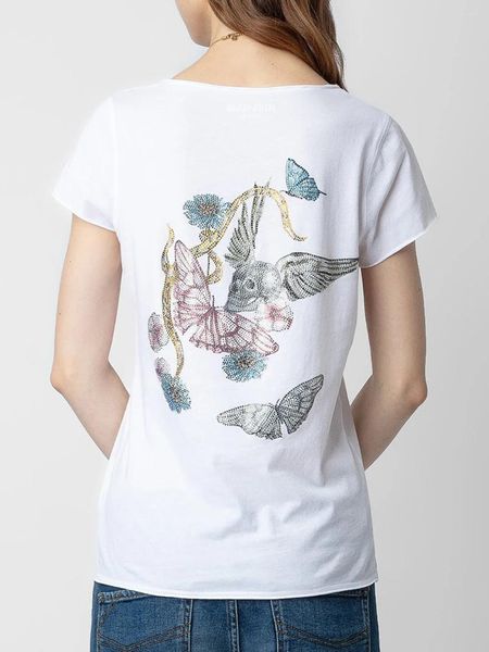 Dames T-shirts Strass Esthetische Grafische T-shirts Voor Vrouwen Zomerkleding 2023 Korte Mouw Mode T-shirt T-shirt Losse T-stukken tops