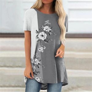 Dames t shirts zomerbloem t-shirts libel 3d geprinte mode streetwear bloemen oversized shirt vrouwelijke dames teers tops kleding
