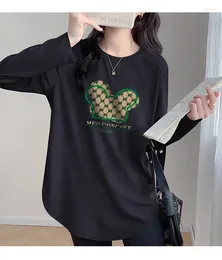 Camisetas para mujer, ropa de verano 2024, camiseta de manga corta, camisa holgada de estilo coreano elegante, camisa de cuerpo de media manga Ins