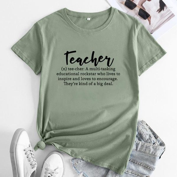T-shirts pour femmes Professeur Définition T-shirt Drôle Appréciation T-shirt Top Sassy Life Gift Tshirt Camiseta