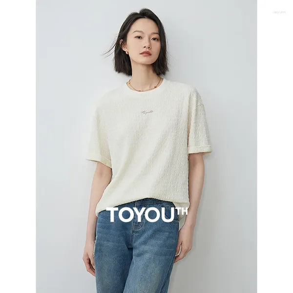 T-shirts T-shirt Toyouth 2024 Fashion d'été