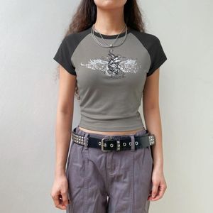 T-shirts pour femmes Vintage Slim-Fit