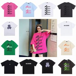 T-shirts pour femmes tshirt welldone hommes femmes imprimement t-shirt Designer Tops surdimensionné de mode décontracté