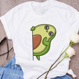 Dames t shirts dames grafische avocado mode casual cartoon fruit kleding bloemen dame tees print tops kleding vrouwelijk shirt dames t-shirt