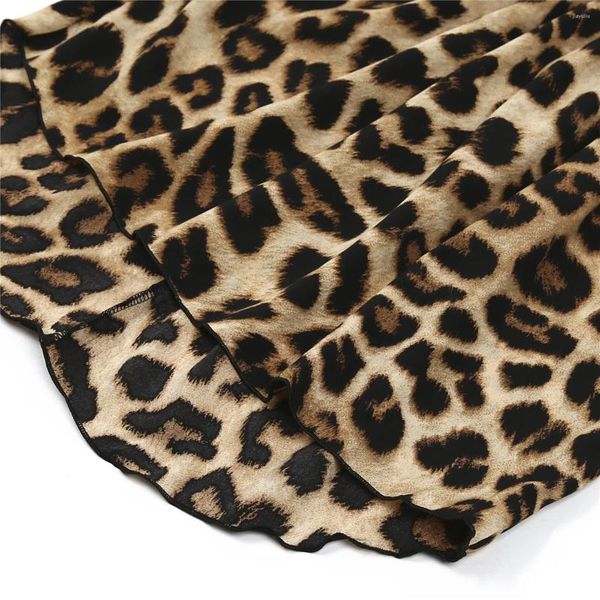 Camisetas para mujeres Camisa de estampado de leoparde