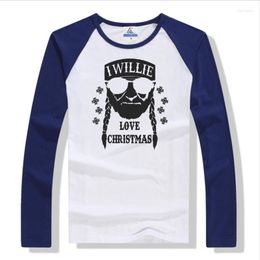 Dames t-shirts dames t-shirt I Willie Love Christmas Shirt Graphic Tees Women Country grappige zwarte top casual