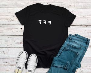 T-shirts pour femmes T-shirt pour femmes Stay True Korean Laughing Hangul K-Drama K- Summer Cotton Fashion Girls Funny Shirt Unisex Casual Tops