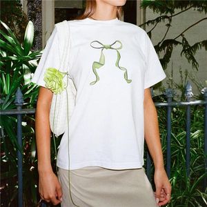 T-shirts pour femmes Femme Y2K Shirt à imprimé mignon Bébé graphique Tees Crop top à manches courtes E Girls Vêtements esthétiques