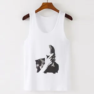 Damestanks esthetische grafische grafische mouwloze tank top vintage vrije tijd print grunge streetwear crop tops y2k kleding gotisch meisjes korset