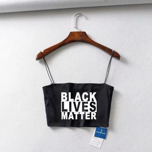 Débardeurs pour femmes Camis Black Lives Matter BLM Top Custom Women's Basic Spaghetti Strap Tube Crop Cami Top Sexy Crop Top Sleeveless Stretchy Tube Top 230712