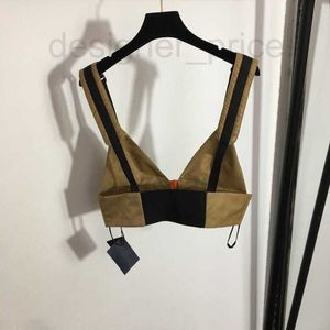 Débardeurs pour femmes Camis Designer 2023 Summer New Women Tank Top, Bra, Strap Underwear, Metal Label Sexy Top