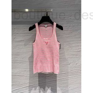Tanks pour femmes Camis Designer 2024 T-shirts en U Sumy U-Shirts Sans manches Versons de tricot à tricot à tric