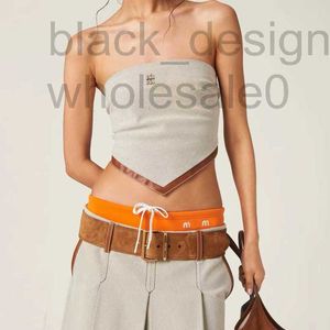 Tanks pour femmes Camis Designer Designer Brand 2024 Été Nouveau Patch End Edge Broidered Bra Top Top A-Line + Shorts + Long Pantal