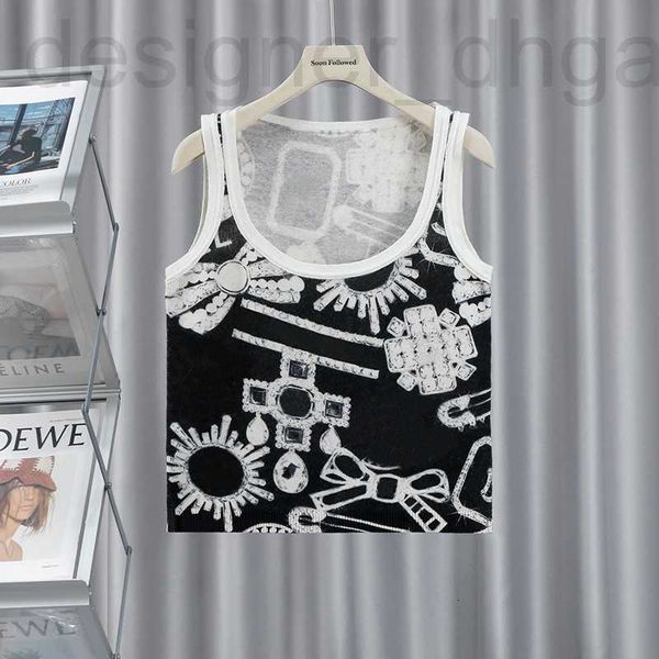 Tanks pour femmes Camis Designer à la mode Urban Urban Full Full Body Modèle en cachemire tricot de Tempérament de tempérament réduisant la tendance polyvalente FC3P haut de gamme