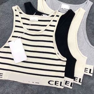 Damestanks Camis Designer Dames T -shirts Mouwloze vrouw Summer T -stukken Lady Slim Tank Casual mouwloos backless shirt met brief