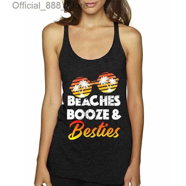 Tanques de mujer Camis gráfico de viaje superior playas para mujeres Besties Tanks de verano Traff de moda 2024 Mujer Cocos Nucifera Beaches Sexy Tops Vest D240427